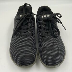 NOBULL Trainers Men's Size 7.5 US Black Mesh Athletic Shoes Workout Fitness